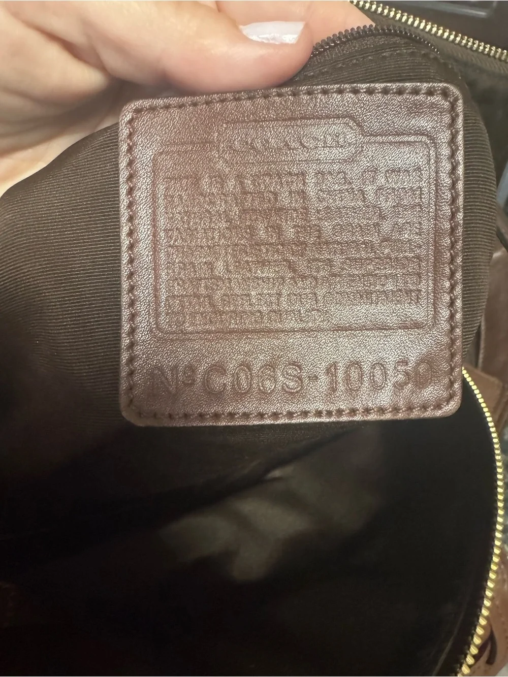 Coach Chelsea Heritage Leather Tote 10030 Cognac Brown 2008 Y2K